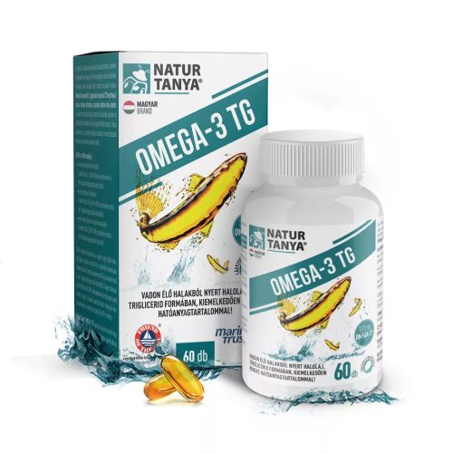 NATUR TANYA® OMEGA-3 TG 60DB LÁGYZSELATIN KAPSZULA