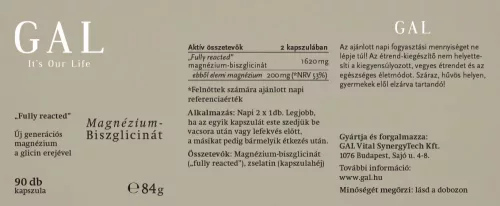 GAL MAGNÉZIUM-BISZGLICINÁT - 90 KAPSZULA