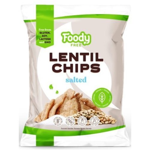 LENCSE CHIPS SÓVAL 50G FOODY FREE