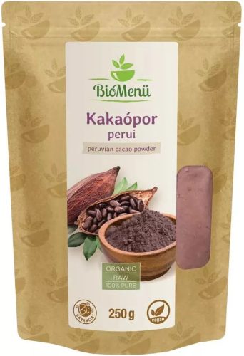 BIO KAKAÓPOR PERUI 250G BIOMENÜ