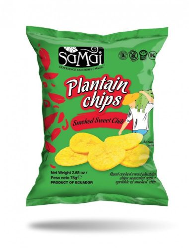 PLANTAIN (FŐZŐBANÁN) CHIPS ÉDES CHILLI 75 g