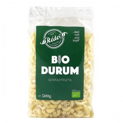 RÉDEI BIO TÉSZTA DURUM FEHÉR SZARVACSKA (TOJÁSMENTES, VEGÁN) 500 G