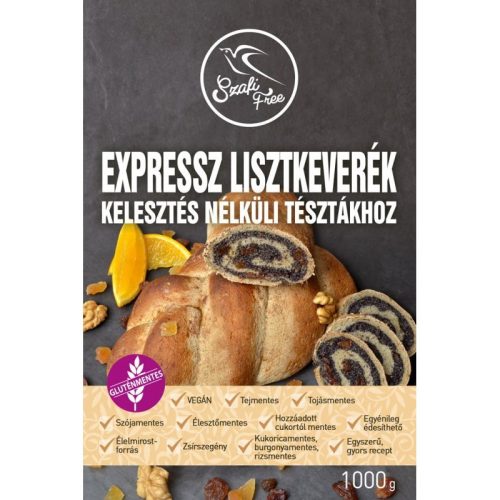 EXPRESSZ LISZTKEVERÉK KELESZTÉS NÉLKÜLI TÉSZTÁKHOZ 1KG SZAFI FREE