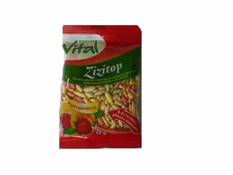 VITAL ZIZI CUKORMENTES PUFFASZTOTT RIZS VEGYES GYÜMÖLCS ÍZŰ 25 G