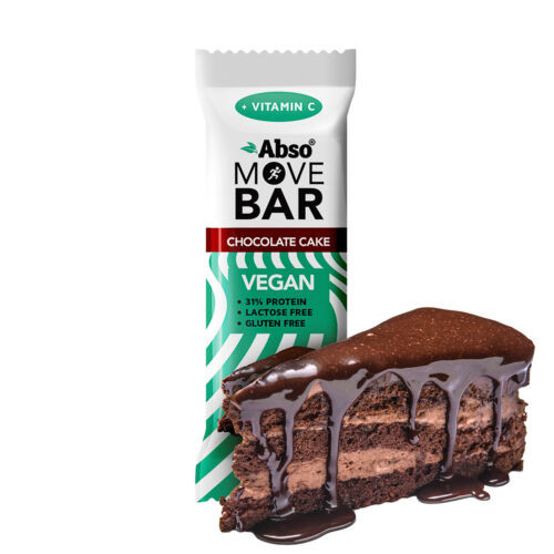 ABSO MOVE BAR VEGÁN FEHÉRJESZELET CSOKOLÁDÉTORTA ÍZŰ 35G