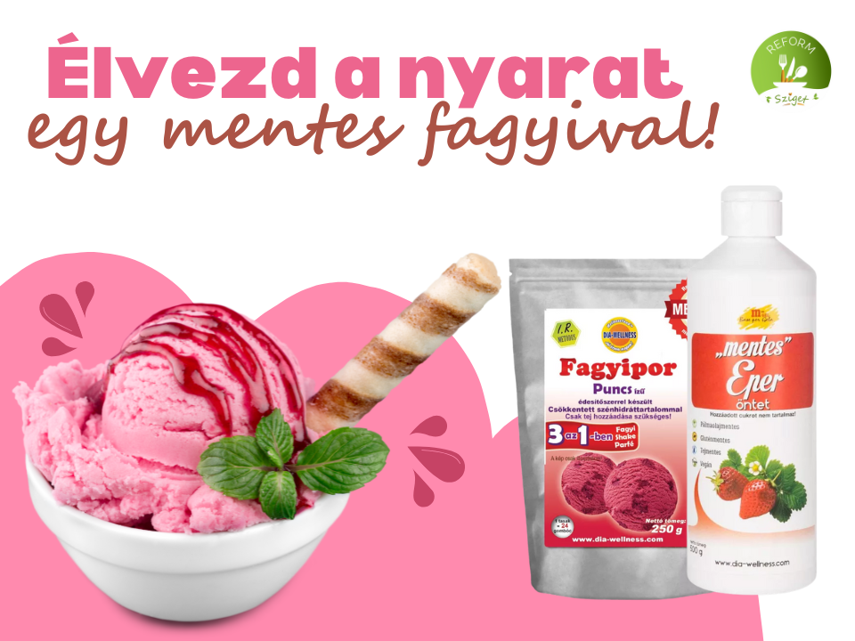 Házi fagyi egészségesebben? Igen, Dia-Wellness-szel!